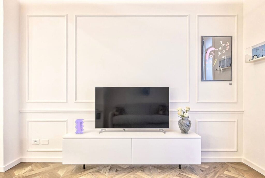The Artist's House Firenze, foto dettaglio interior design mobile TV in soggiorno