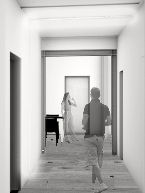 Appartamento moderno Empoli, immagine render