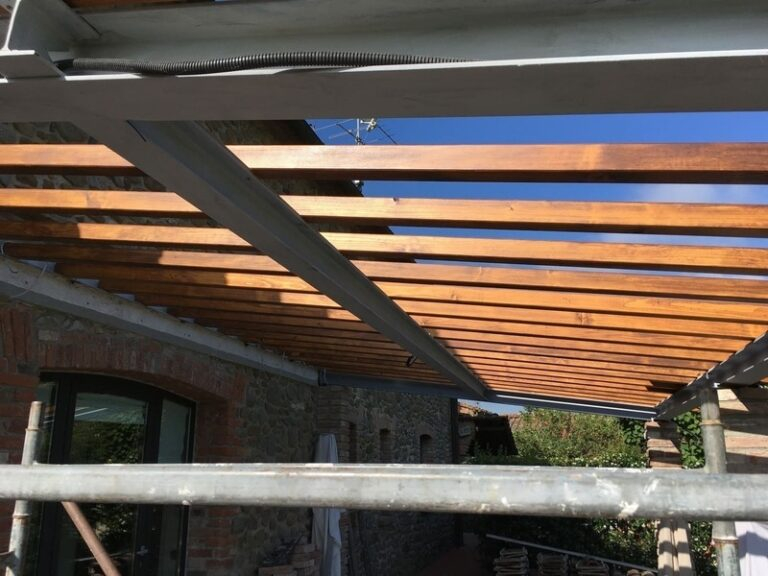 Casa DI Pistoia, dettaglio cantiere